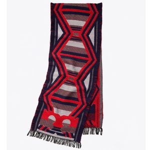 NWT Tory Burch Maverick Whipstitch scarf
